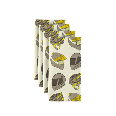 Brendon Polyester Abstract Square Napkin