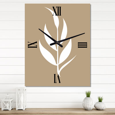 Horloge murale Minimal Botanicals