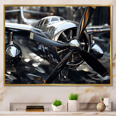 " Plane With Abstracted Propellers "