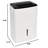 50 Pint Dehumidifier. 4,500 Square Foot Coverage. Ideal For Large Rooms And Basements. 1.7 Gallon Bucket Capacity