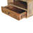 Large Oak-Ish Curve Upper Slot Floating Bedside-590533794