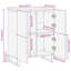 60cm Sideboard