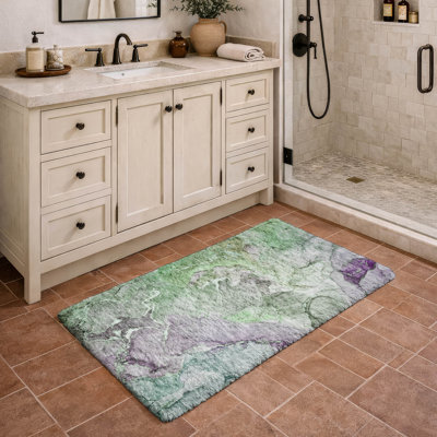 Tapis de qualité supérieure lavable à la machine Dream Shag ADS500 Watercolors