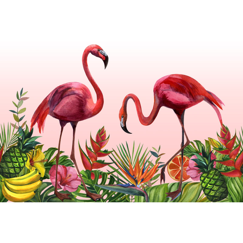 Grothe Tropical Wildlife by Tatiana Ilina - Wrapped Canvas Print, 61cm H x 91cm W x 3.8cm D
