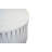 Elegant White 30" Round Mango Wood Coffee Table with Handcrafted Woven Slat Design-1651077834