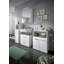 Pariza 60cm W Freestanding Standard Single Bathroom Vanity Base Only in White