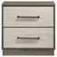Table de chevet 2 tiroirs Edmondson