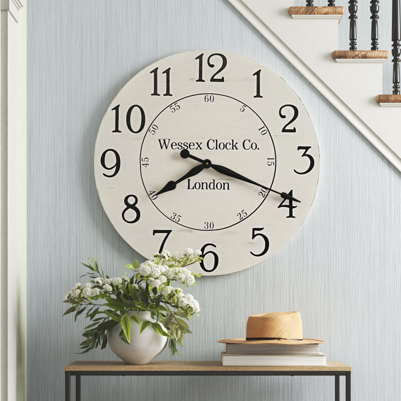 Gholson Wood Wall Clock, Large