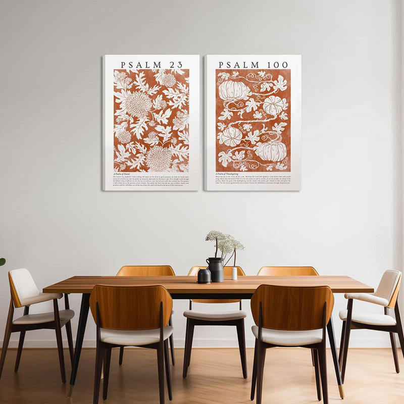 2 Piece Wrapped Canvas Wall Art