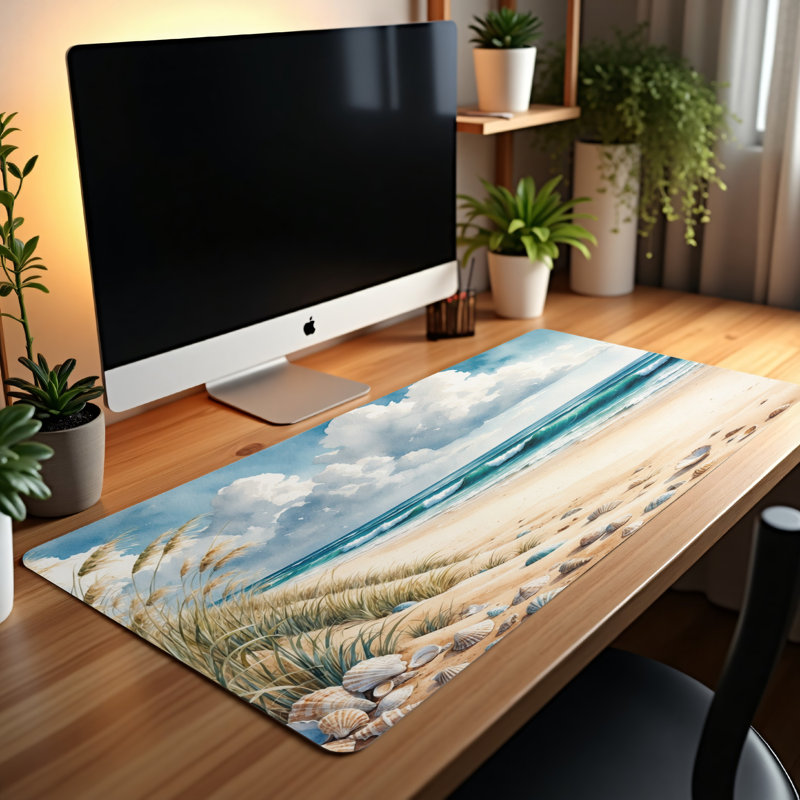 Polyester Desk Pad, 31.5x15.5