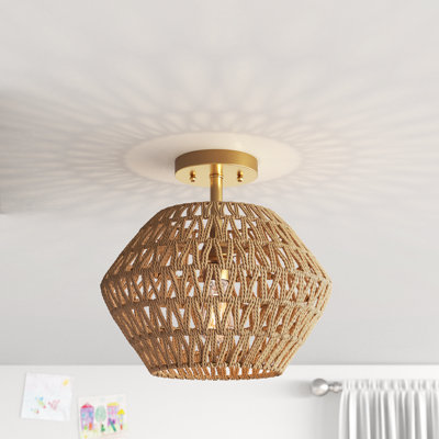 Lanae Paper Semi Flush Mount