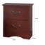Table de chevet 2 tiroirs Runolfson-1493206436
