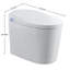 Toilette intelligente sans réservoir avec bidet intégré, une pièce, chasse d'eau automatique, ouverture / fermeture automatique, siège chauffant, lavage à bulles, eau chaude et sèche, température réglable, télécommande