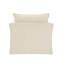 Shane Beige Linen Chair W/2 Pillows