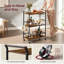 Drinks Trolley, Bar Cart, 3-Tier on Wheels