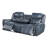 Haxby Blue 2-Piece Motion Reclining Sofa Set