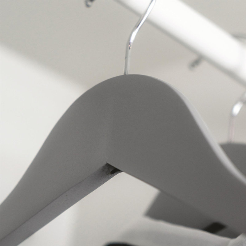 Wooden Children's Clothes Hanger, Grey