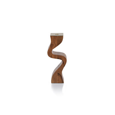 Acacia Wood Candlestick Holder