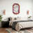 Freelon 39" Geometric Decorative Wall Mirror with Neon Finish