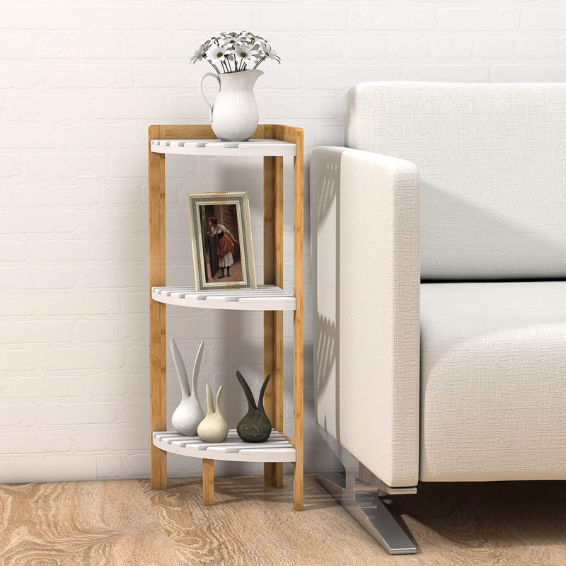 11.22'' W Solid Wood Shelving Unit