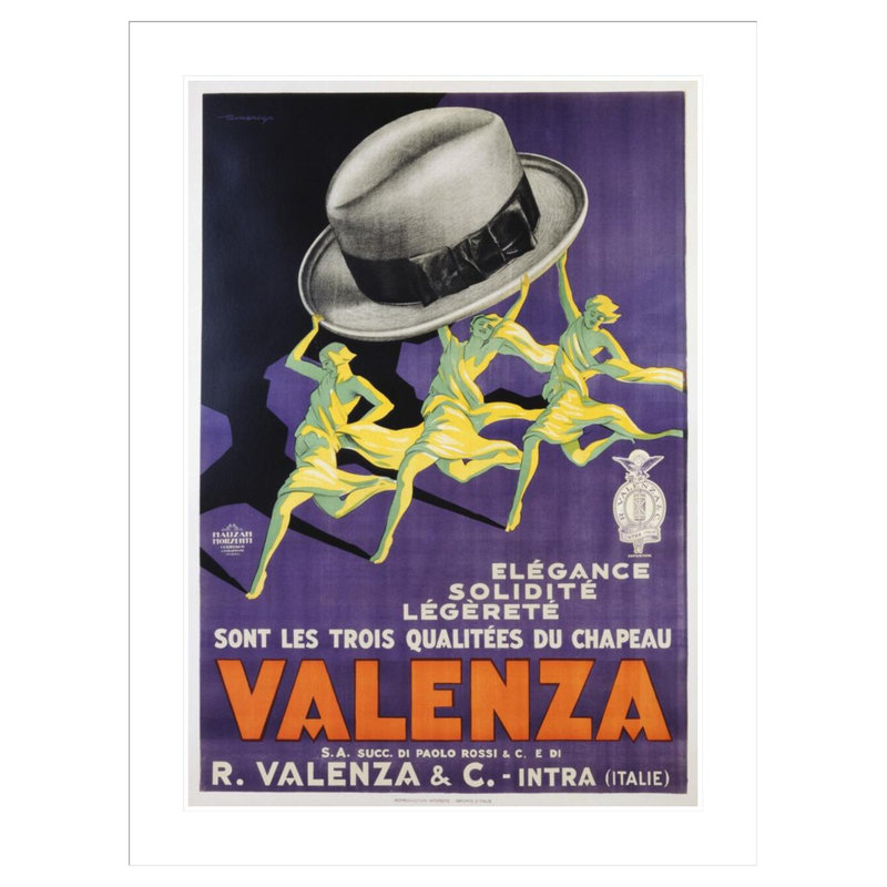 Valenza Poster by Unknown -Framed Giclee Print, 41.5" H x 31.34" W