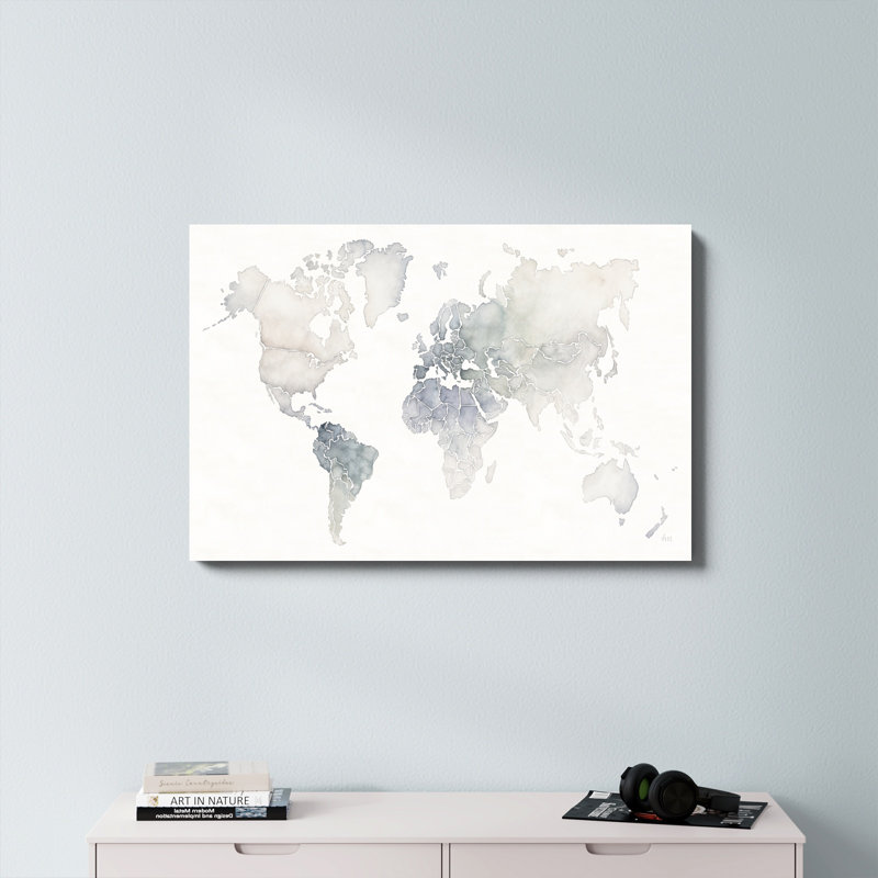 Aquarelle Wanderlust, H 24 po x l 36 po x P 1,25 po