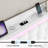 Upholstered Platform Bed with LED Lights, Charging Port, Floating Bed-2083676646-2081658570