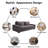 Saidee Chenille Abstract Arm Loveseat-564118545-573012930