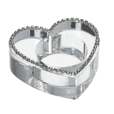 3 cm H Glass Tabletop Tealight