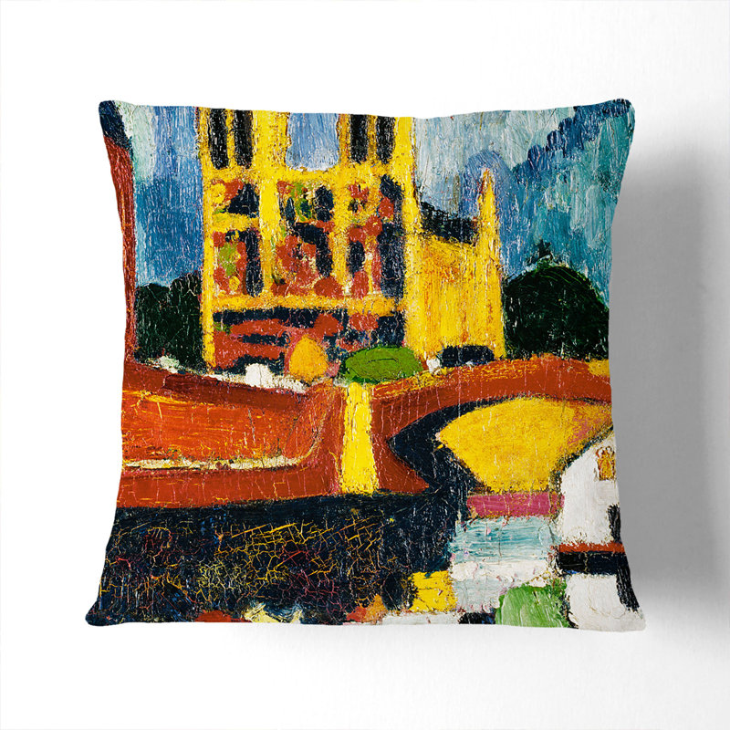 Square Cushion, 40cm H x 40cm W x 15cm D