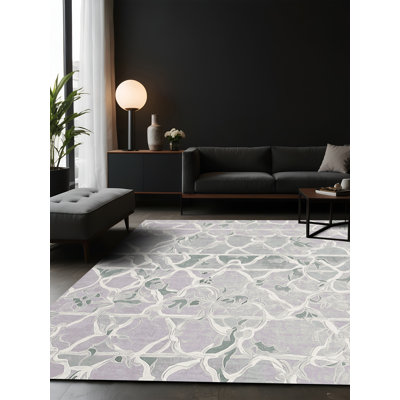Tapis beige soyeux et moelleux