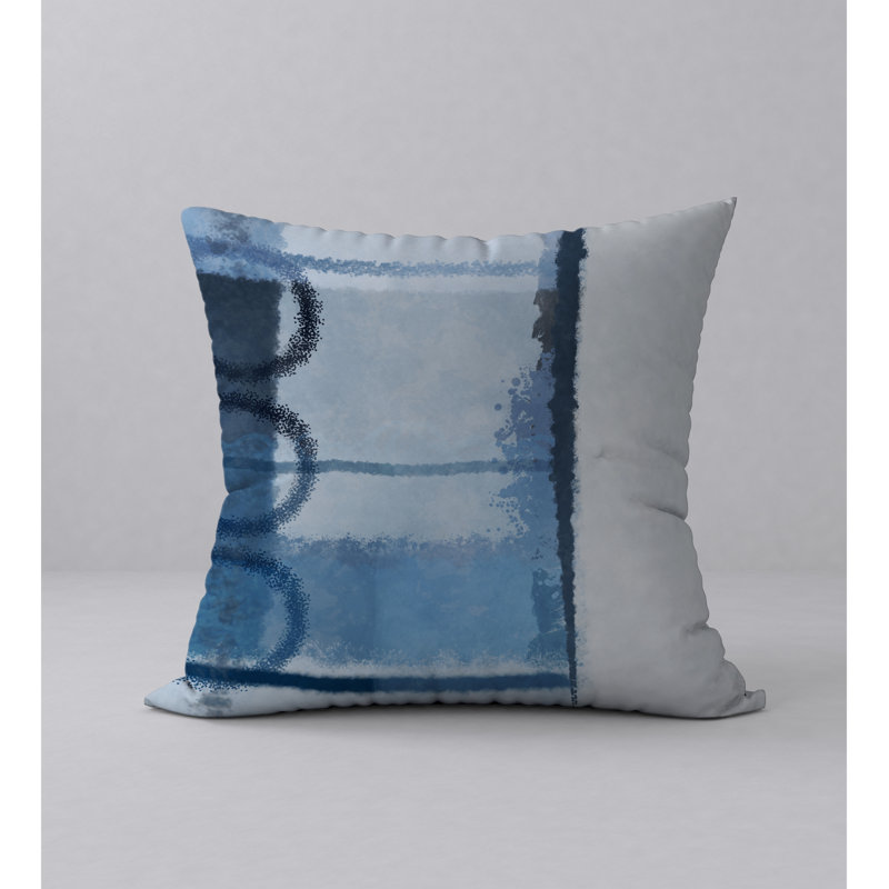Housse de coussin carrée décorative sensible et insert, H 18 po x l 18 po