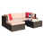 Structure brune / coussin beige sélectionné