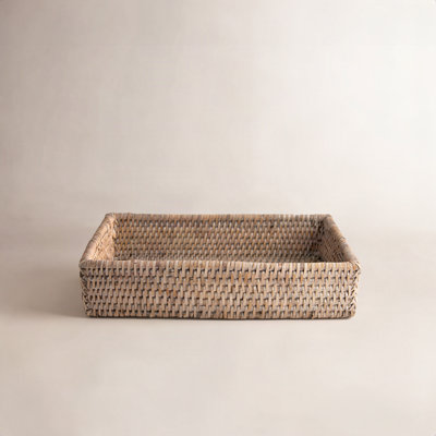 Cynda Rattan Guest Towel Holder