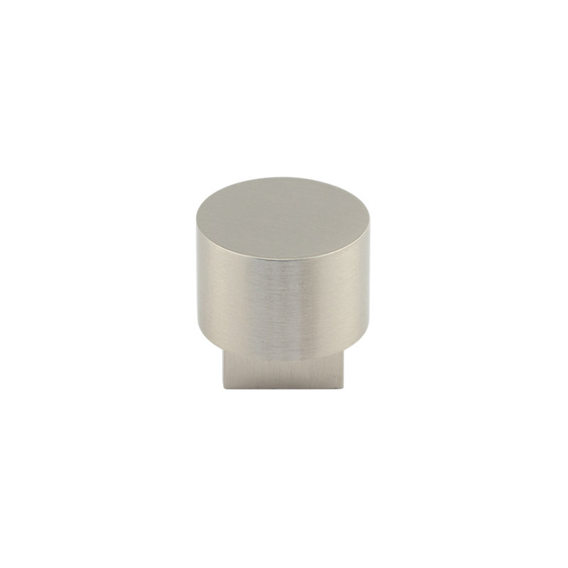 Westminster 30mm diameter cylindrical knob, Satin Nickel