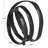 Areeg Black Aluminum Metal Abstract Looped Decorative Sculpture-108541645