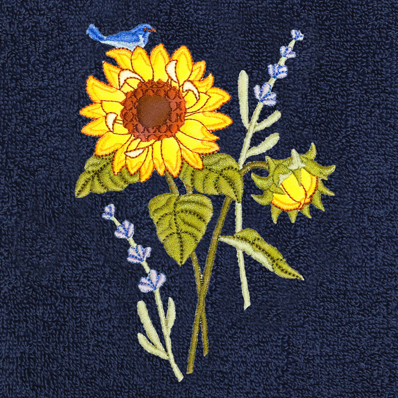  Ensemble de 3 essuie-mains 100% coton 3 pièces, Marin