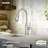 MOEN Conneaut One Handle Pulldown Kitchen Sink Faucet with Power Clean in Spot Resist Stainless