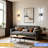 Modern Black LED Wall Sconce With Dimmable-246355812