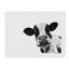 « cow line art », reproduction d’impression sur toile tendue-33541193