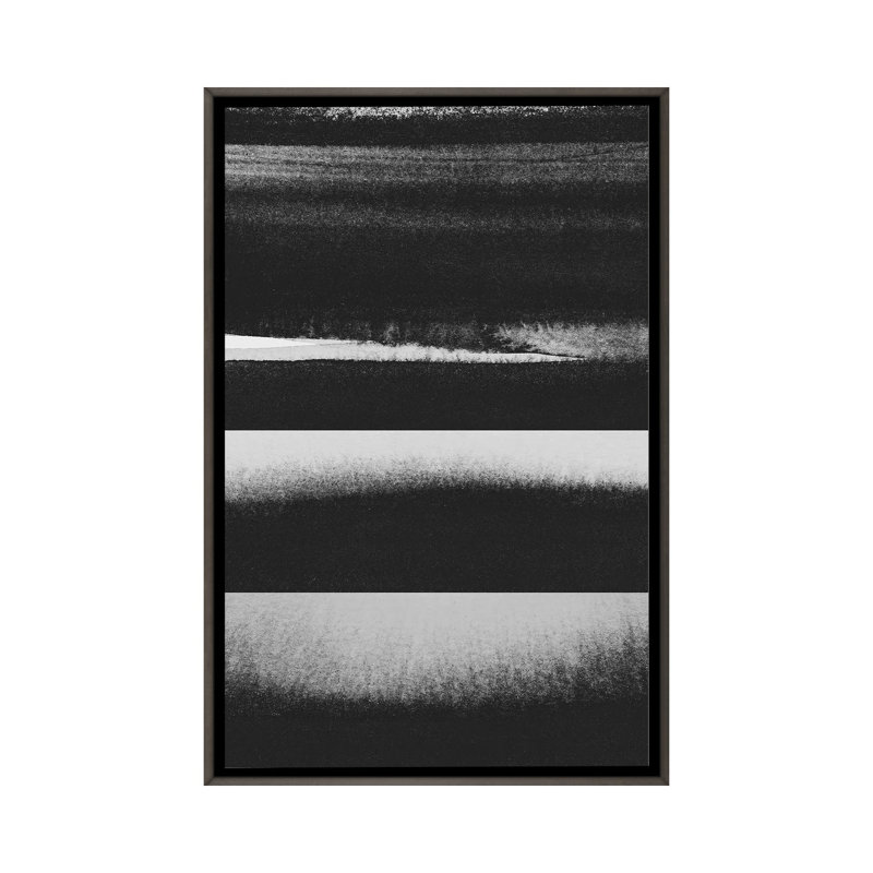 Dimension - reproduction d'art mural - toile encadrée, H 26 po x l 18 po, Toile à cadre flottant sans passe-partout, Gris