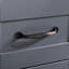Meuble-lavabo 30 po - Gris, rayé, incassable, résistant à l'huile, teinté, bleu foncé, armoire à charnière en acier inoxydable