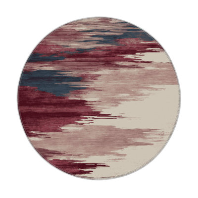 Watercolor Brown Indoor and Outdoor Area Rug