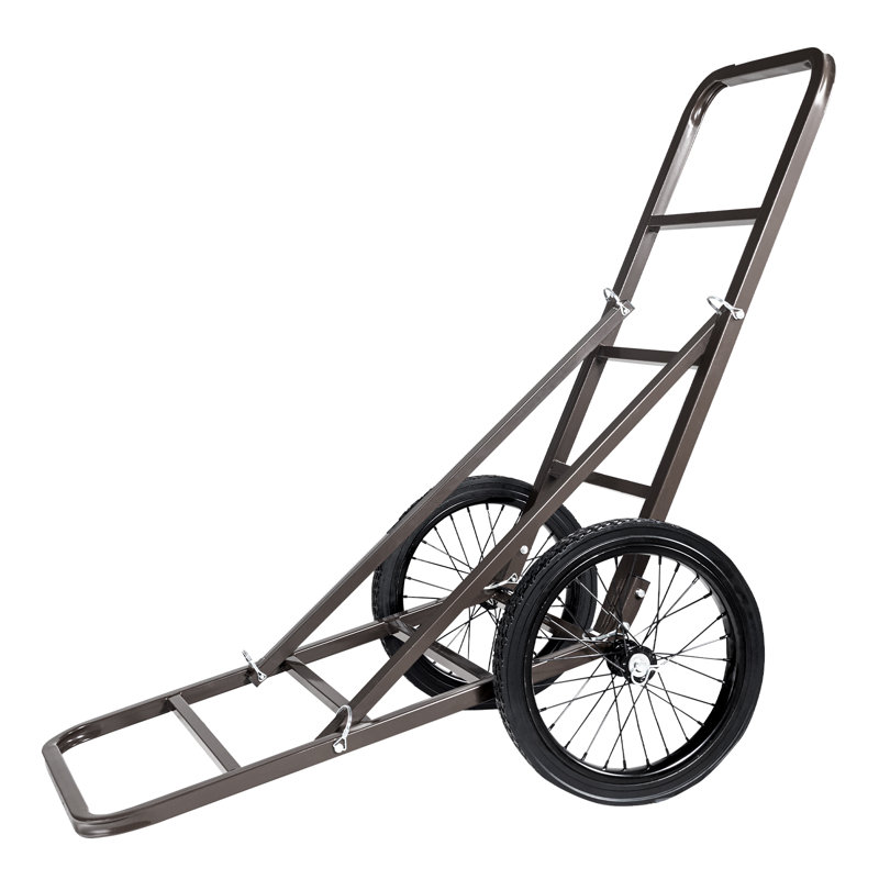 Chariot pliable de transport de charrette à bûches, capacité de charge de 300 lb