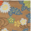 Tapis brun / multicolore en laine touffeté à la main Clovill-578937363