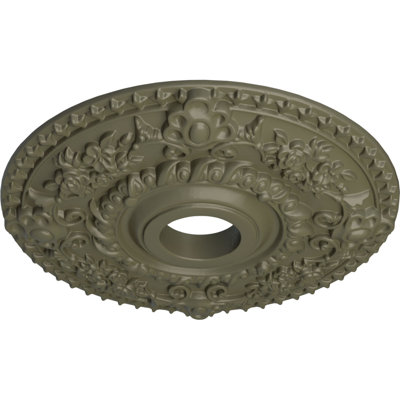 Médaillon de plafond de 18 po x P 3 po x P 1 1/2 po (convient aux auvents jusqu'à 7 1/4 po)