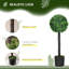 60cm Faux Boxwood Topiary in Pot