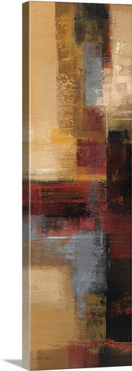 «Fast Lane Panel II» par Silvia Vassileva, reproduction d'art, H 36 po x l 12 po x P 1,5 po, Toile