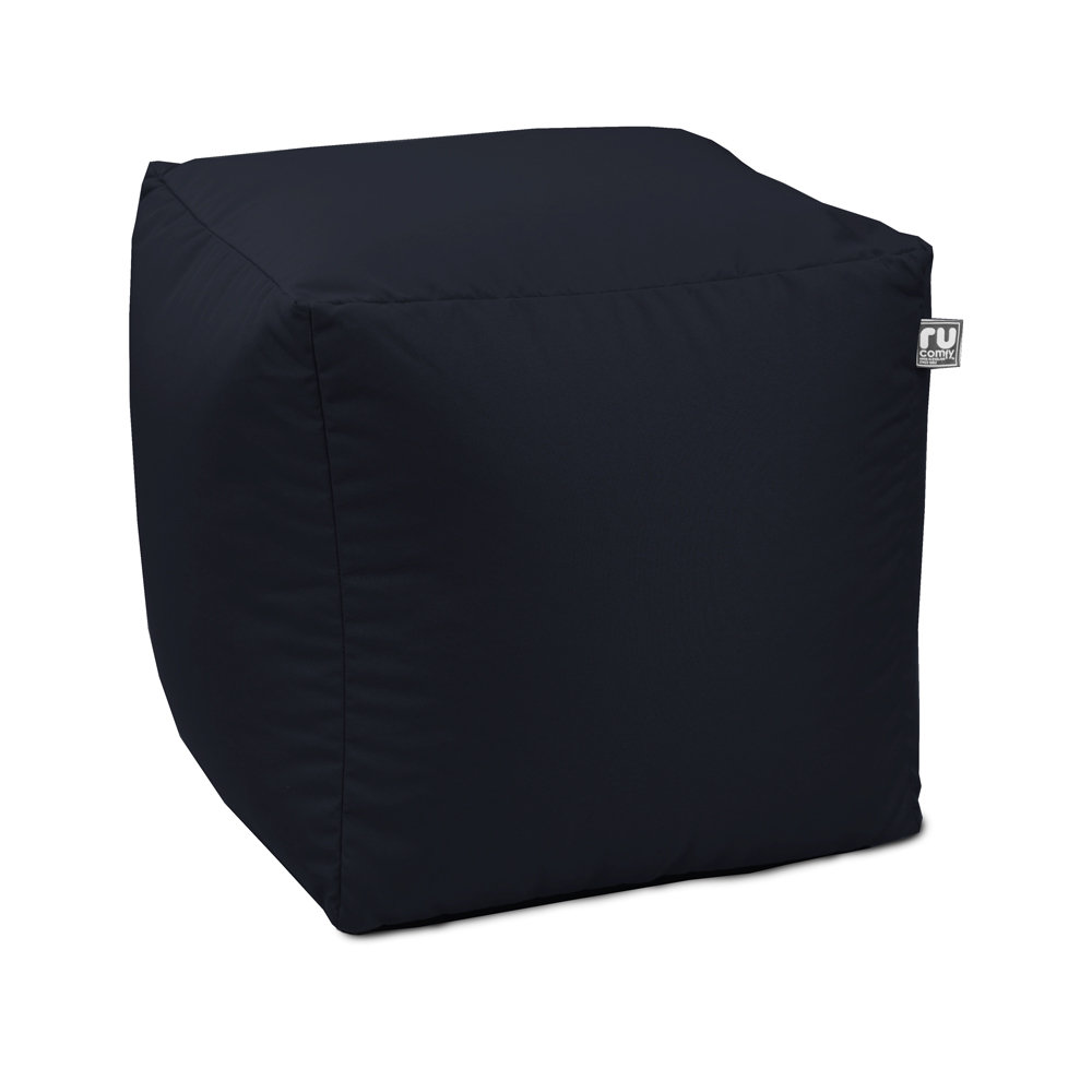 B&Q - Rucomfy Indoor Or Outdoor Water Resistant Cube Beanbag Footstool - Image 2
