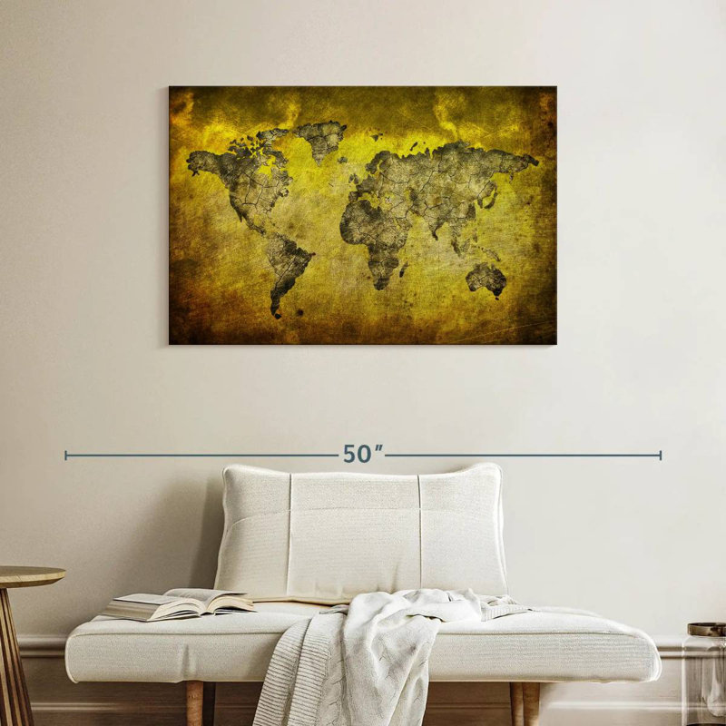 Carte «Aliaz World Is Your Oyster», H 26 po x l 39 po